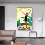 vecchio poster juan les pins