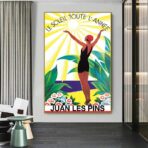 vecchio poster juan les pins