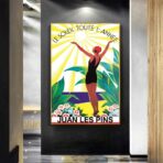 vecchio poster juan les pins