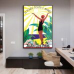 vecchio poster juan les pins