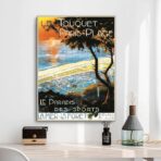 vecchio poster le touquet paris plage