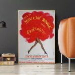 vecchio poster del moulin rouge