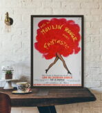 vecchio poster del moulin rouge