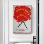 vecchio poster del moulin rouge