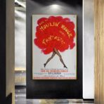 vecchio poster del moulin rouge