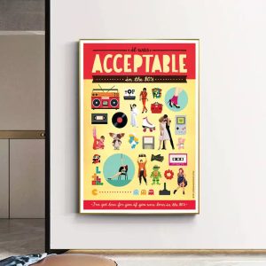 poster anno 80 vintage