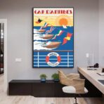 poster vintage antibes 1