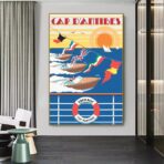 poster vintage antibes 1