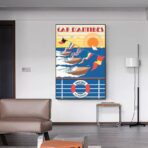 poster vintage antibes 1