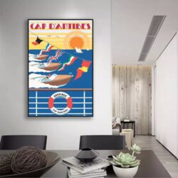 poster vintage antibes 1