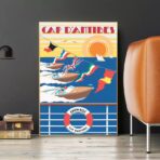 poster vintage antibes 1