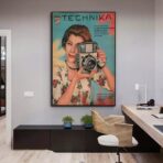 poster di macchina fotografica vintage