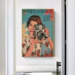 poster di macchina fotografica vintage