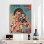 poster di macchina fotografica vintage
