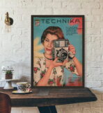 poster di macchina fotografica vintage