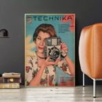 poster di macchina fotografica vintage