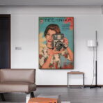 poster di macchina fotografica vintage