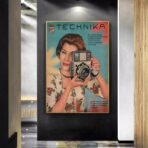 poster di macchina fotografica vintage