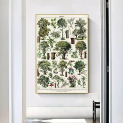 poster albero vintage