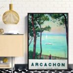 poster arcachon vintage 2