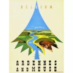 poster vintage ardennes
