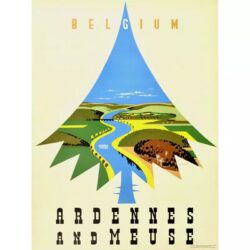 poster vintage ardennes