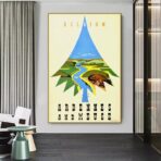 poster vintage ardennes