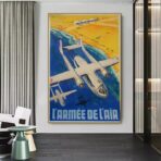 poster vintage dellaeronautica militare