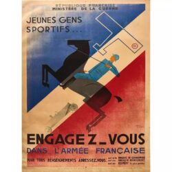 poster vintage dellesercito francese