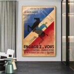 poster vintage dellesercito francese