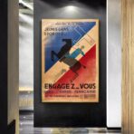 poster vintage dellesercito francese