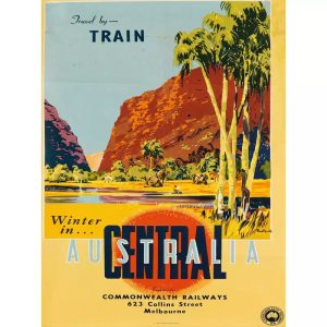 poster australia vintage 1