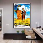 poster avventuriero vintage