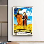 poster avventuriero vintage
