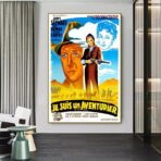 poster avventuriero vintage