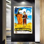 poster avventuriero vintage