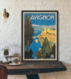 poster avignone vintage