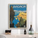 poster avignone vintage