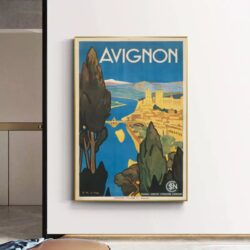 poster avignone vintage