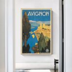 poster avignone vintage