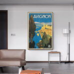poster avignone vintage