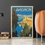 poster avignone vintage