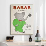 poster babar vintage 2
