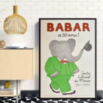 poster babar vintage 2