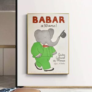 poster babar vintage 2