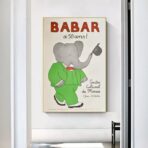 poster babar vintage 2