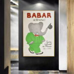 poster babar vintage 2