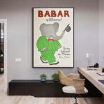 poster babar vintage 2