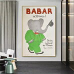 poster babar vintage 2