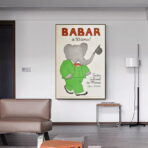 poster babar vintage 2